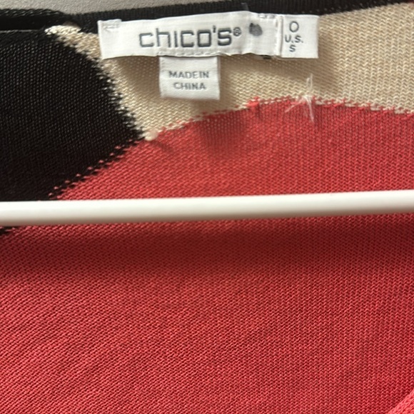 Chico’s NWT- pullover sweater- Multi-Color Size Small Chico’s Size 0 - Picture 2 of 5